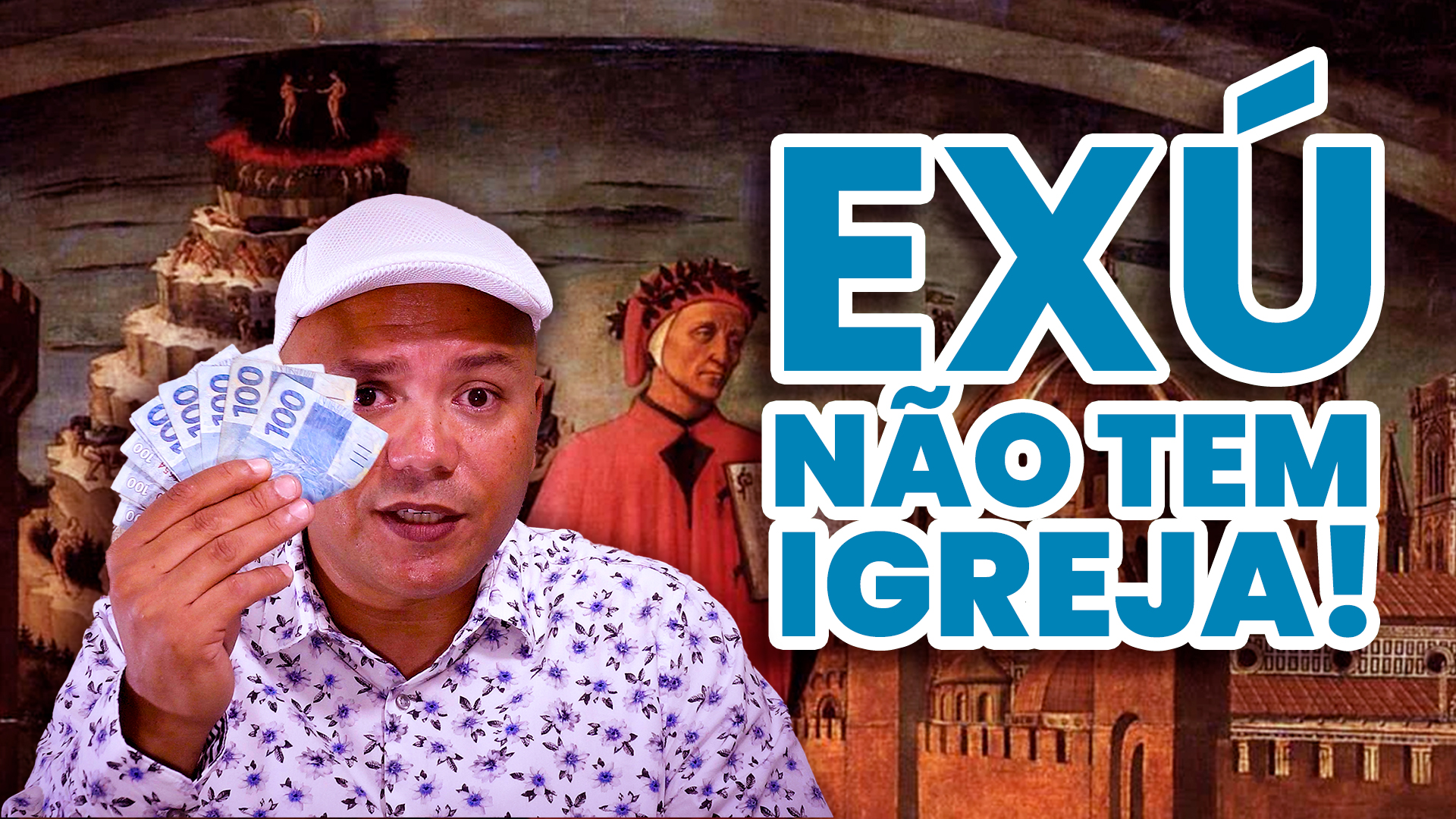 Capa do Vídeo Exu Tem Igreja? | Descubra o Que Não Te Contaram Sobre Essa Polêmica!