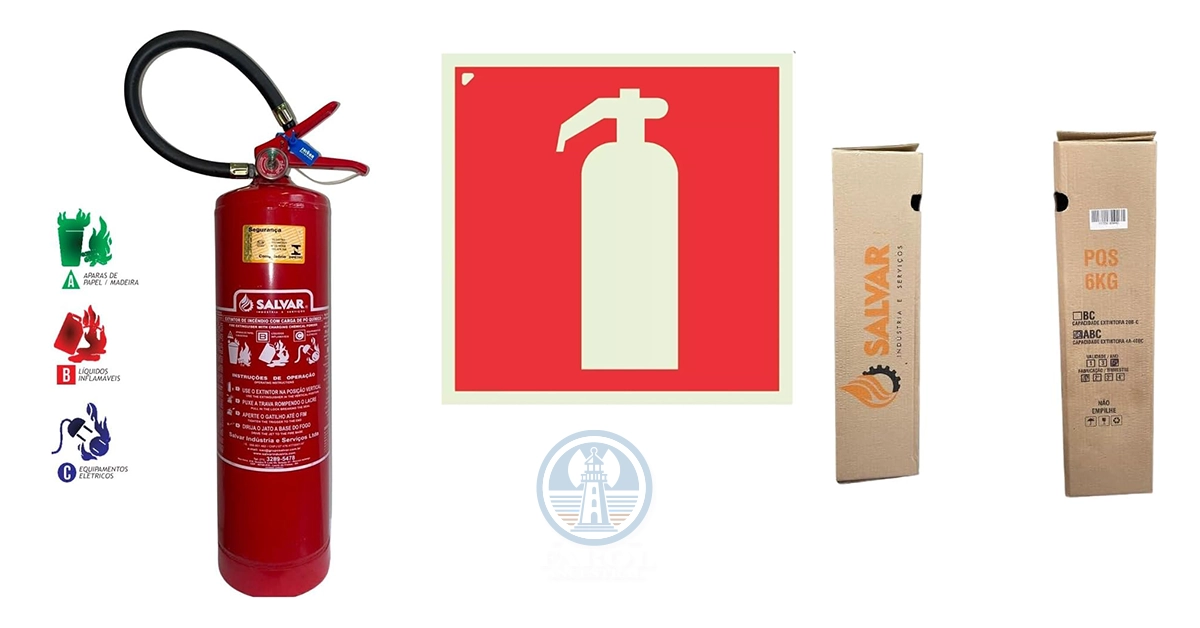 Imagem do Produto Extintor de Incêndio ABC. Compra feita pelo site da Amazon, através do nosso link de afiliado.