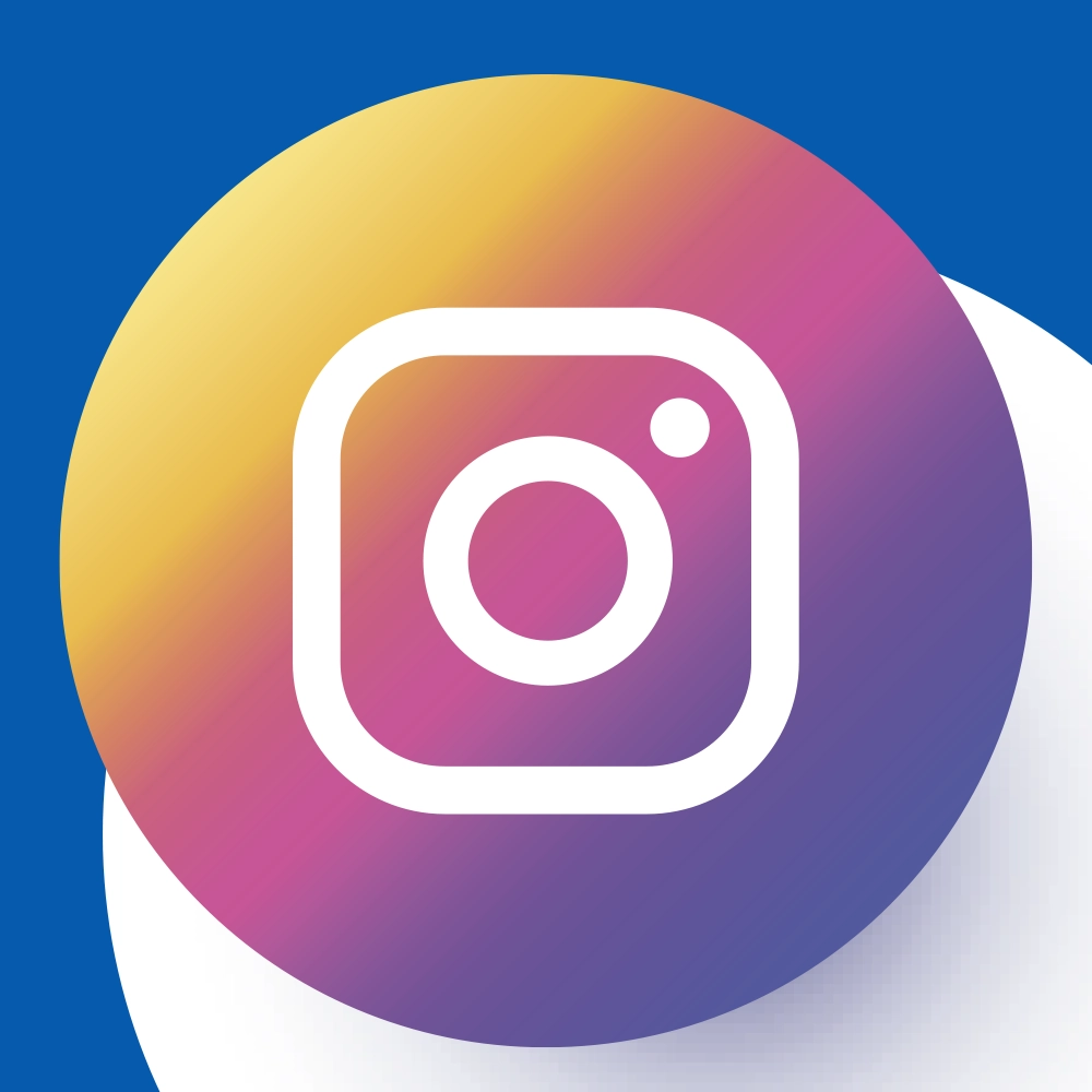 Ícone do instagram estilizado tamanho 1000x1000